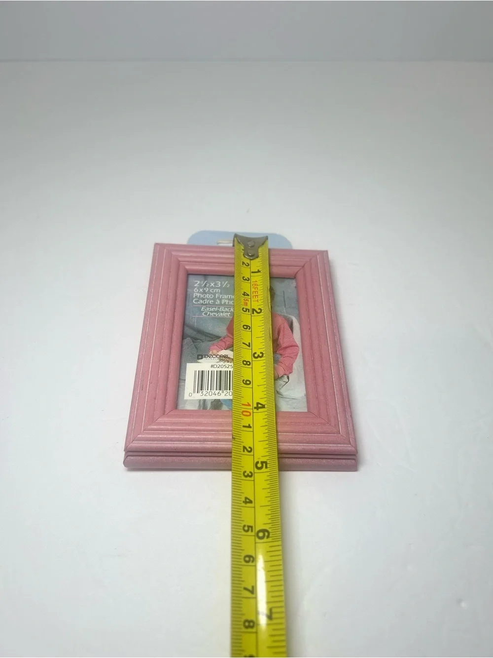3 Wood Picture Frames 2 x 3 Inch Photo Wooden Photo Frame Assorted Pink & Cream